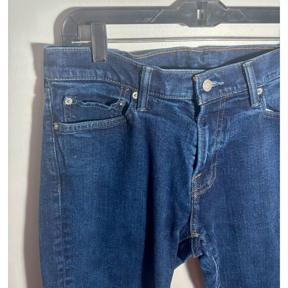 Abercrombie & Fitch Langdon Skinny Jeans Men’s 32x34 Dark Wash Stretch Denim - Picture 2 of 4